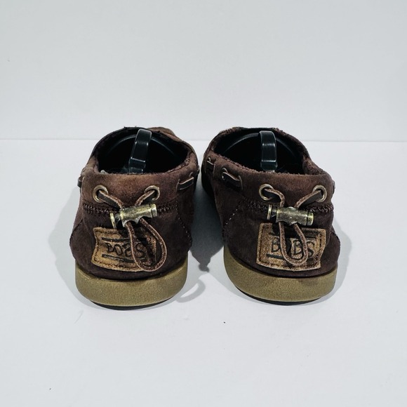 Bobs By Sketchers Memory Foam Slip On Brown Suede & Leather Women's Size 8.5 GUC - Picture 4 of 7